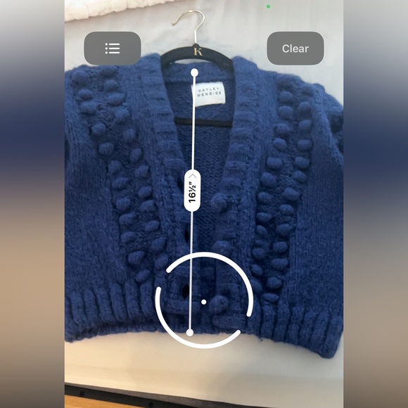 Hayley Menzies cropped wool cardigan - Picture 9 of 9